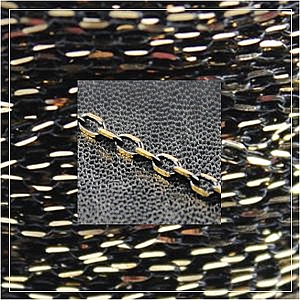 colour chain-vegas black (1metre)